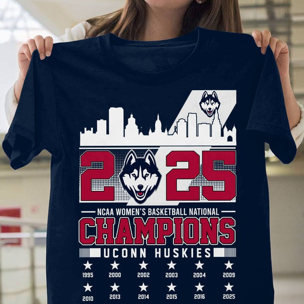 Uconn Women's Basketball National Champions Shirt 2025 Good Gifts For Basketball Fans