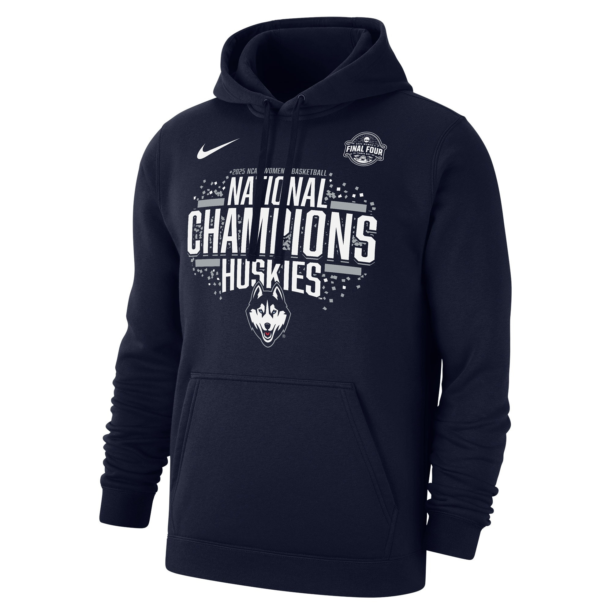 Uconn Women's Basketball National Championship Hoodie 2025 Uconn Huskies Champions Apparel