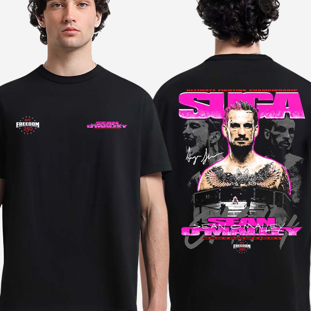 UFC Freedom 250 Sean O'Malley Suga T-Shirt Sean O'Malley Clothes Best Gift For Boyfriend
