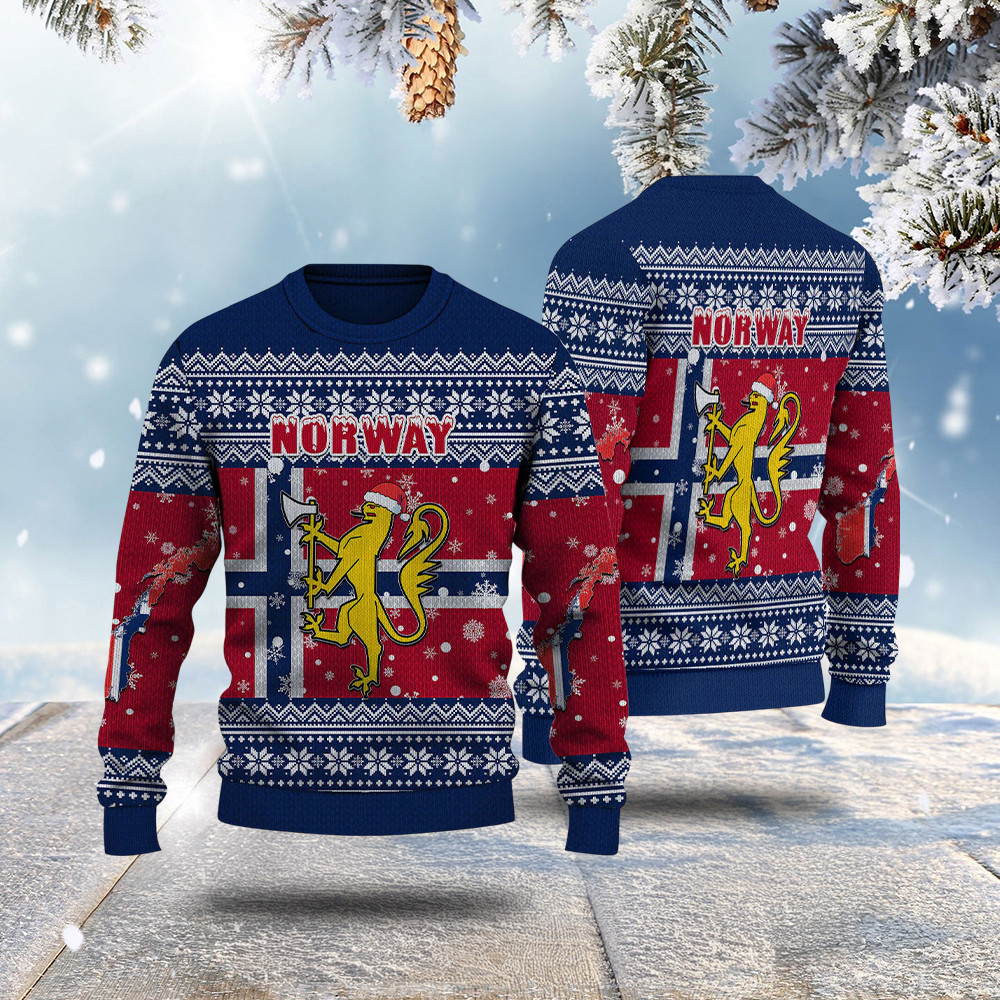 Ugly Sweater Norway Christmas Knitted Sweater