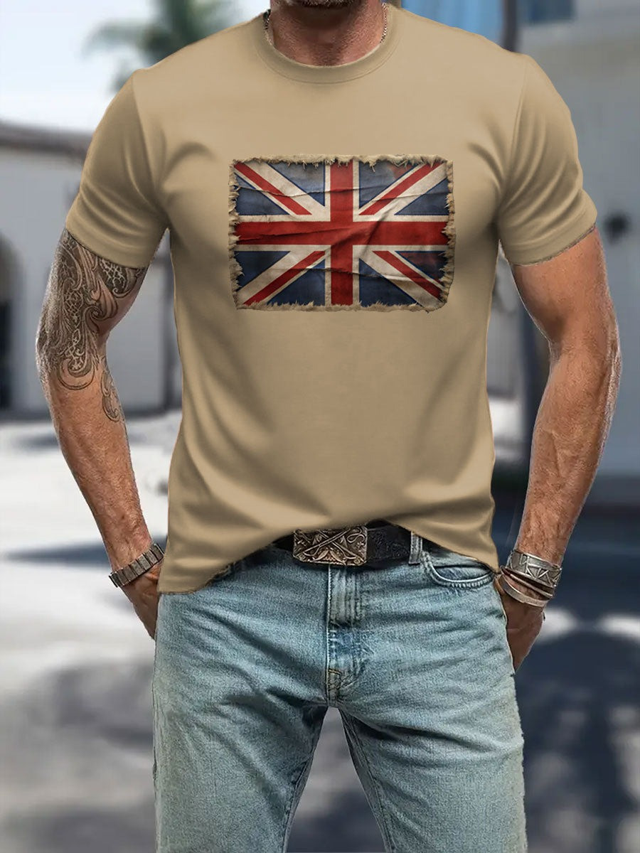 UK Flag Shirt Men's Patriotic Apparel Best Gifts For Father