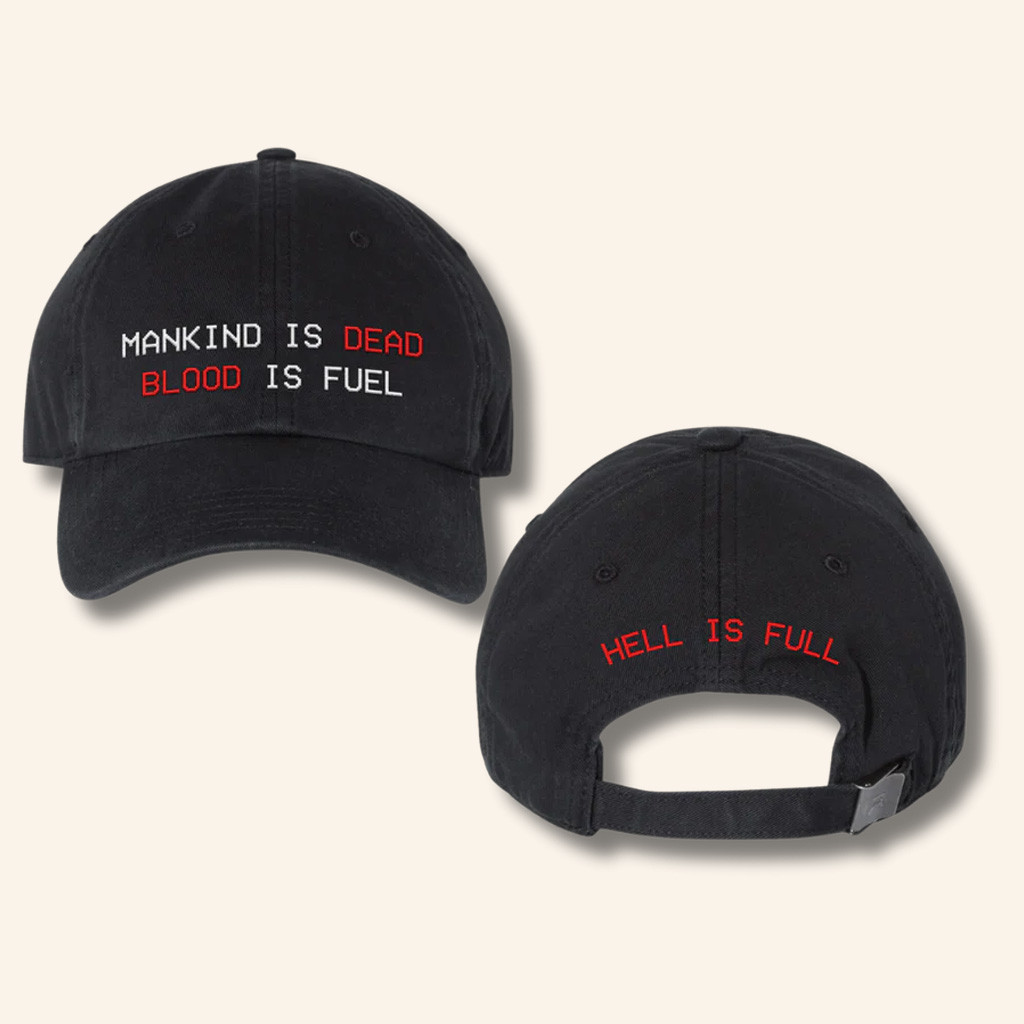 ULTRAKILL Merch Hell Is Full Hat ULTRAKILL Embroidered Hat Gift Ideas For Husband ULTRAKILL Merch Hell Is Full Hat ULTRAKILL Embroidered Hat Gift Ideas For Husband