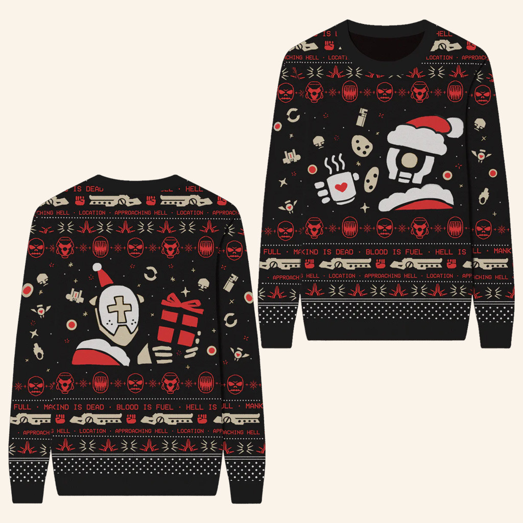 ULTRAKILL Merch ULTRAKILL Holiday Christmas Ugly Sweater Christmas Gifts For Him ULTRAKILL Merch ULTRAKILL Holiday Christmas Ugly Sweater Christmas Gifts For Him