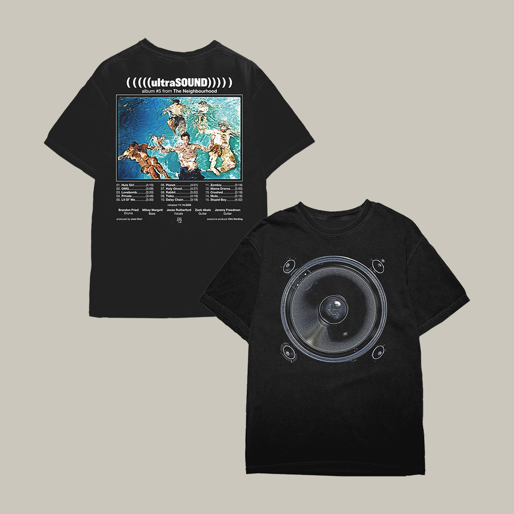UltraSOUND Album The Neighbourhood T-Shirt Music Concert Tee The NBHD Fan Gift