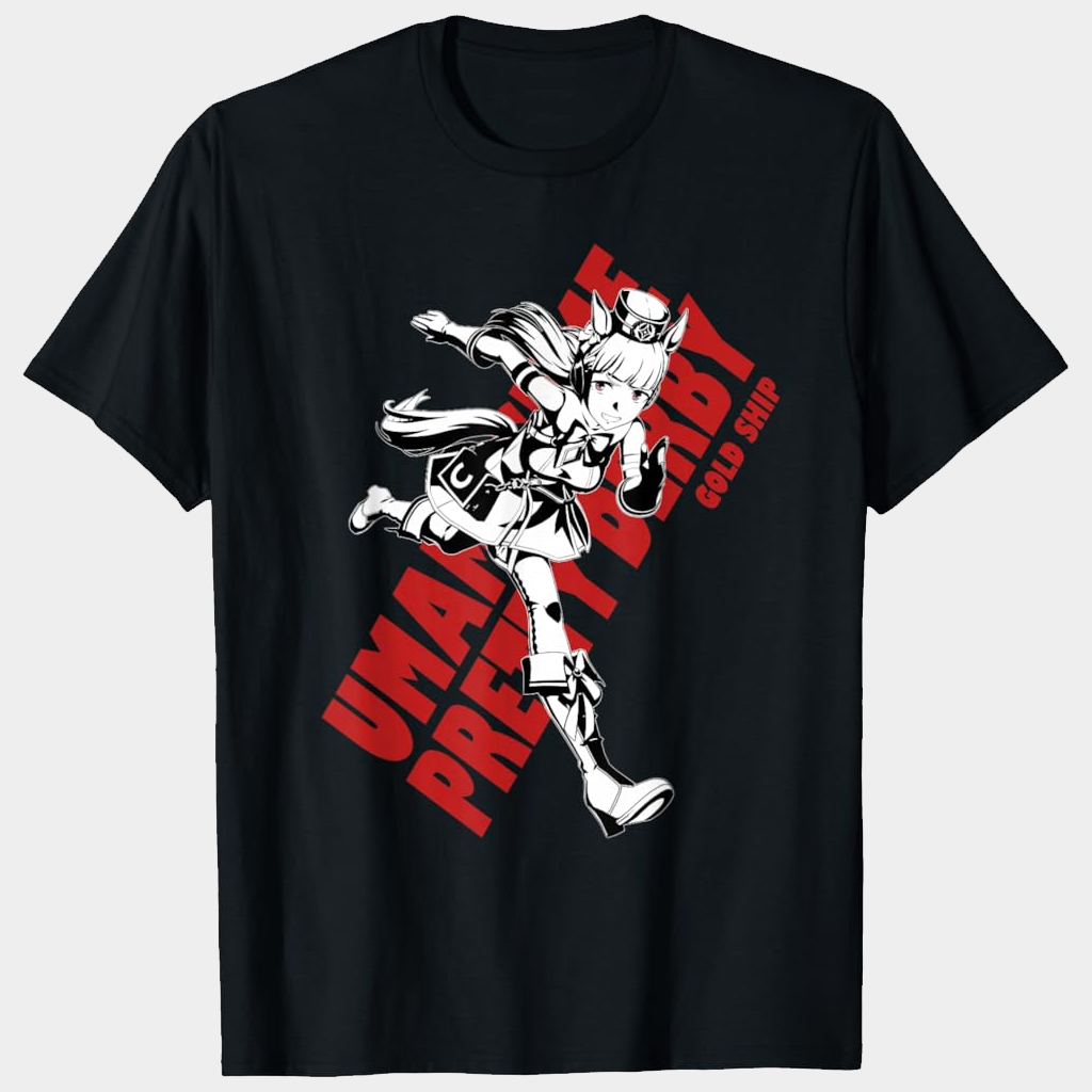 Umamusume Merch Umamusume Pretty Derby Gold Ship T-Shirt Gifts For Besties
