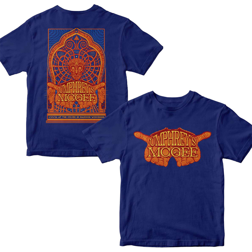 Umphrey's McGee Madison Wisconsin 2026 Gig Poster At The Sylvee On January 23 2026 T-Shirt