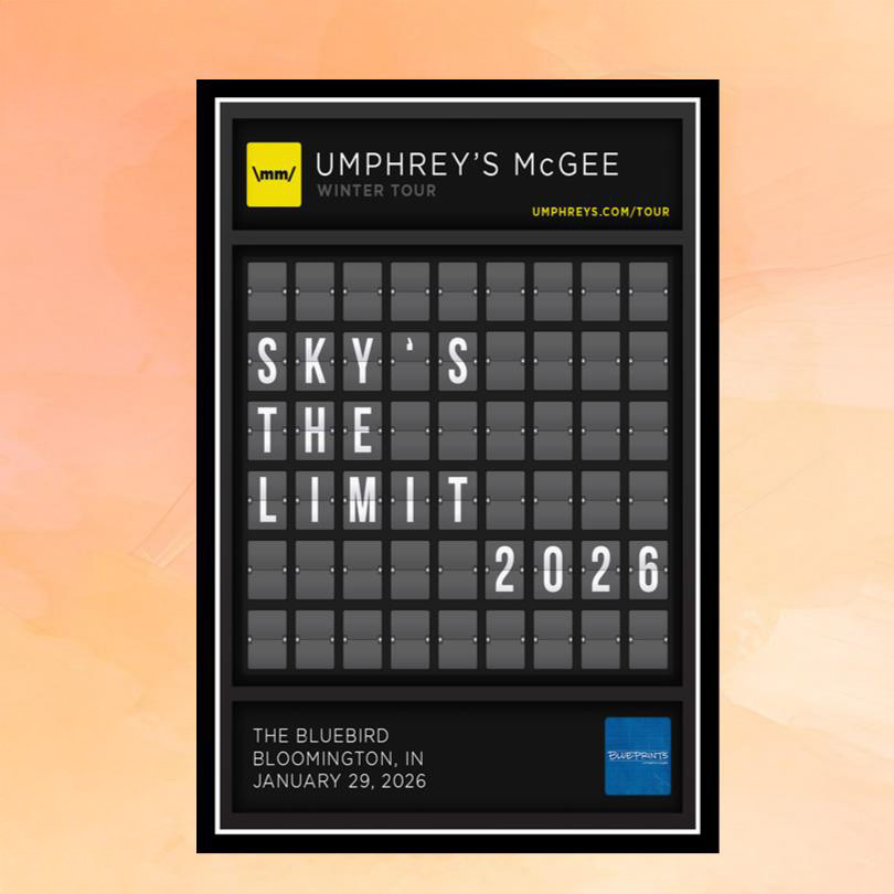 Umphrey's McGee Merch Winter Tour Bloomington IN January 29 2026 Concert Poster Wall Decor Umphrey's McGee Merch Winter Tour Bloomington IN January 29 2026 Concert Poster Wall Decor
