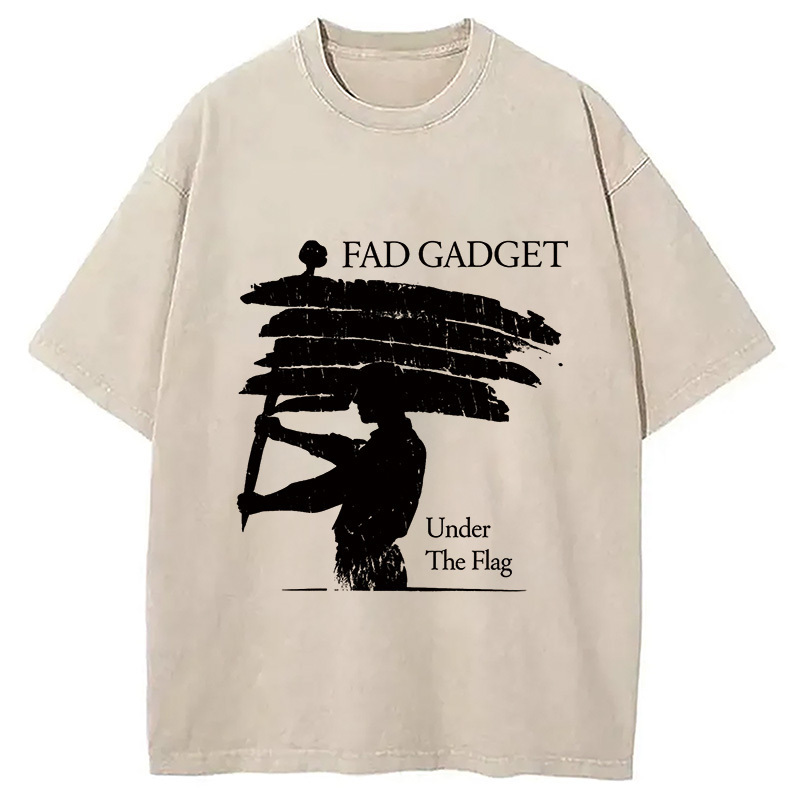 Under the Flag 1982 Washed T-Shirt Trendy Aesthetic Graphic Apparel Gifts For Brother