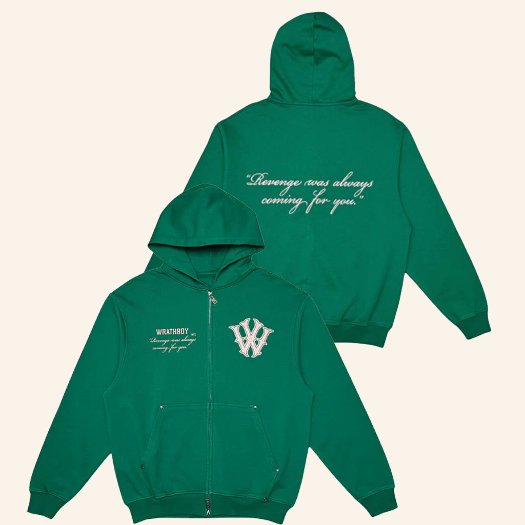 Underground Clothing Merch Revenge Quote Zip Green Hoodie Xmas Gifts For Sister Underground Clothing Merch Revenge Quote Zip Green Hoodie Xmas Gifts For Sister