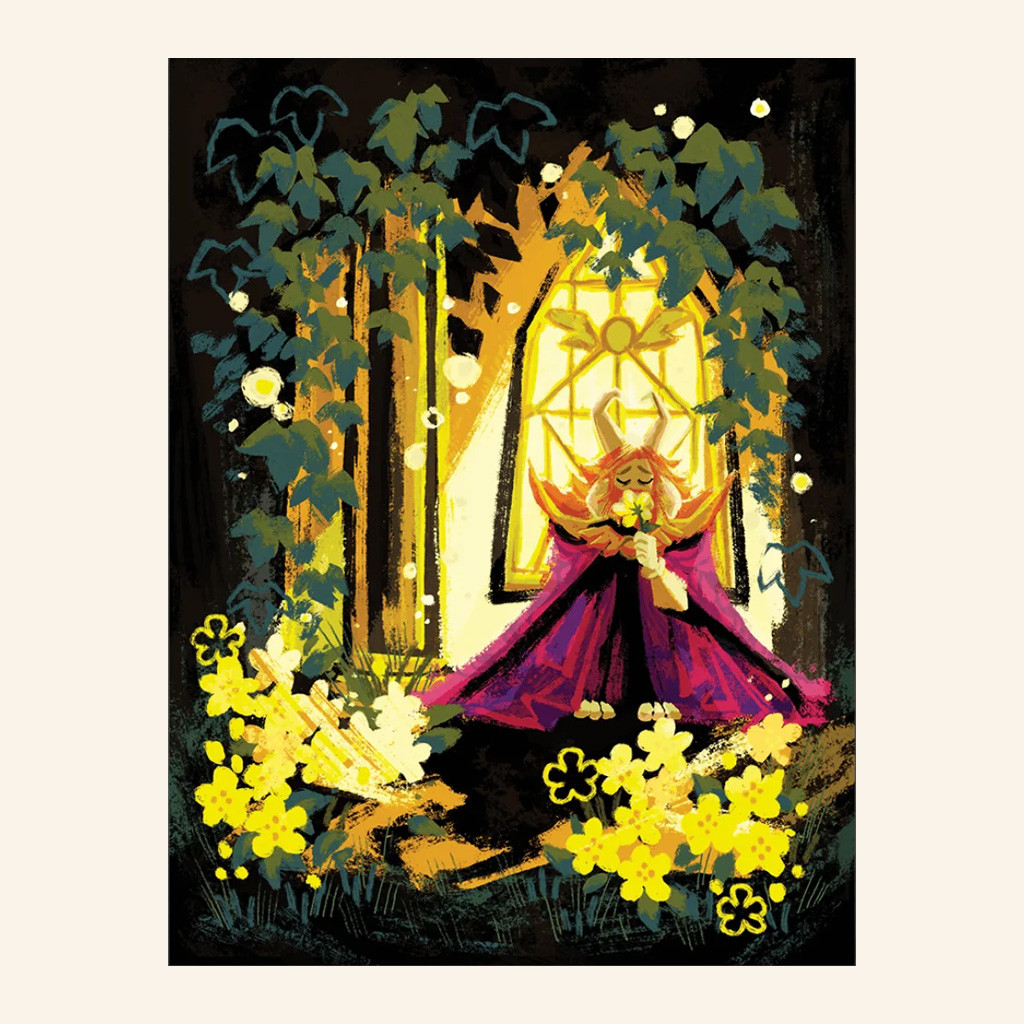 Undertale Merch Throne Room Poster Wall Art Decor Presents For Video Game Lovers