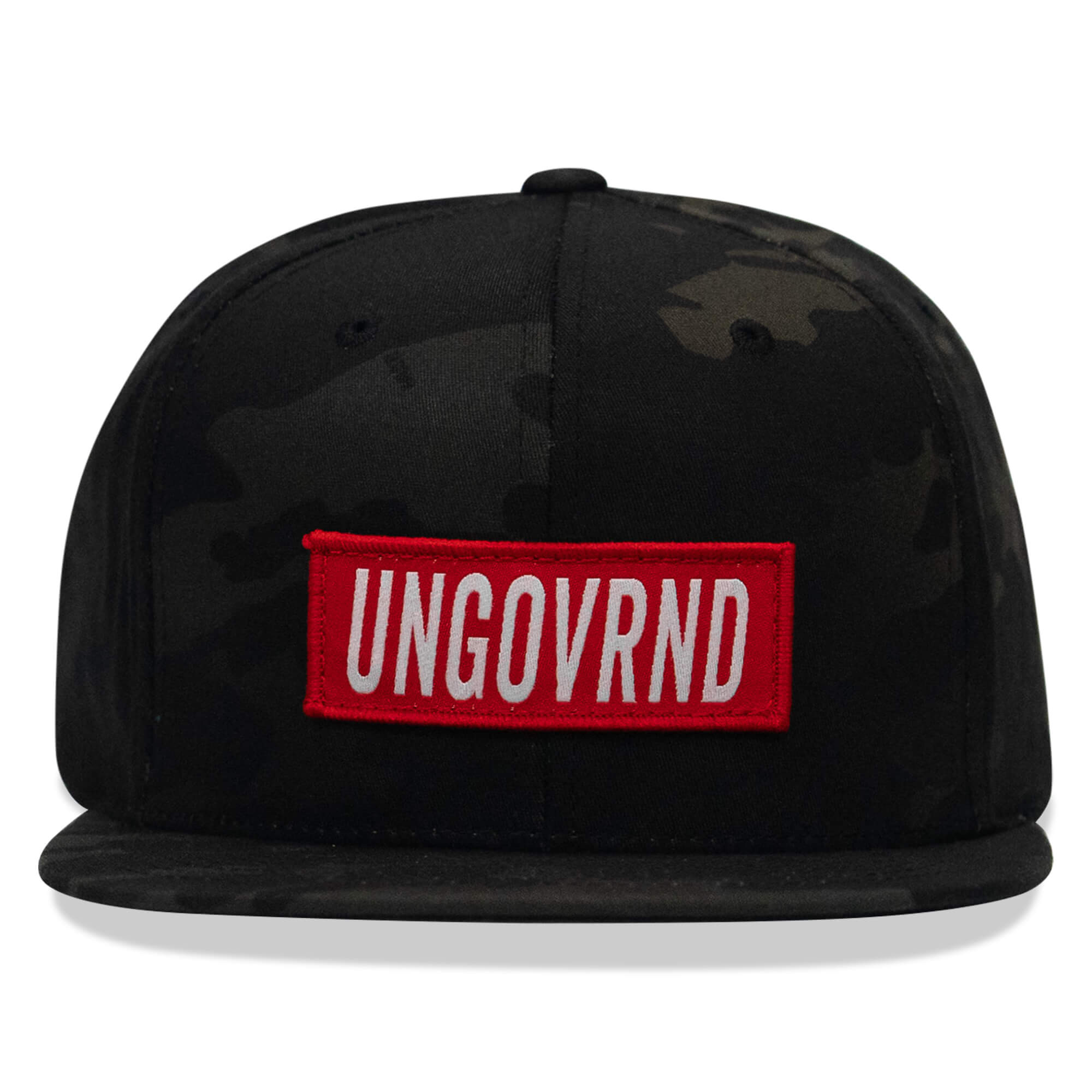 Ungovrnd Red Patch Snapback Hat Camo Streetwear Cap Presents For Boyfriend