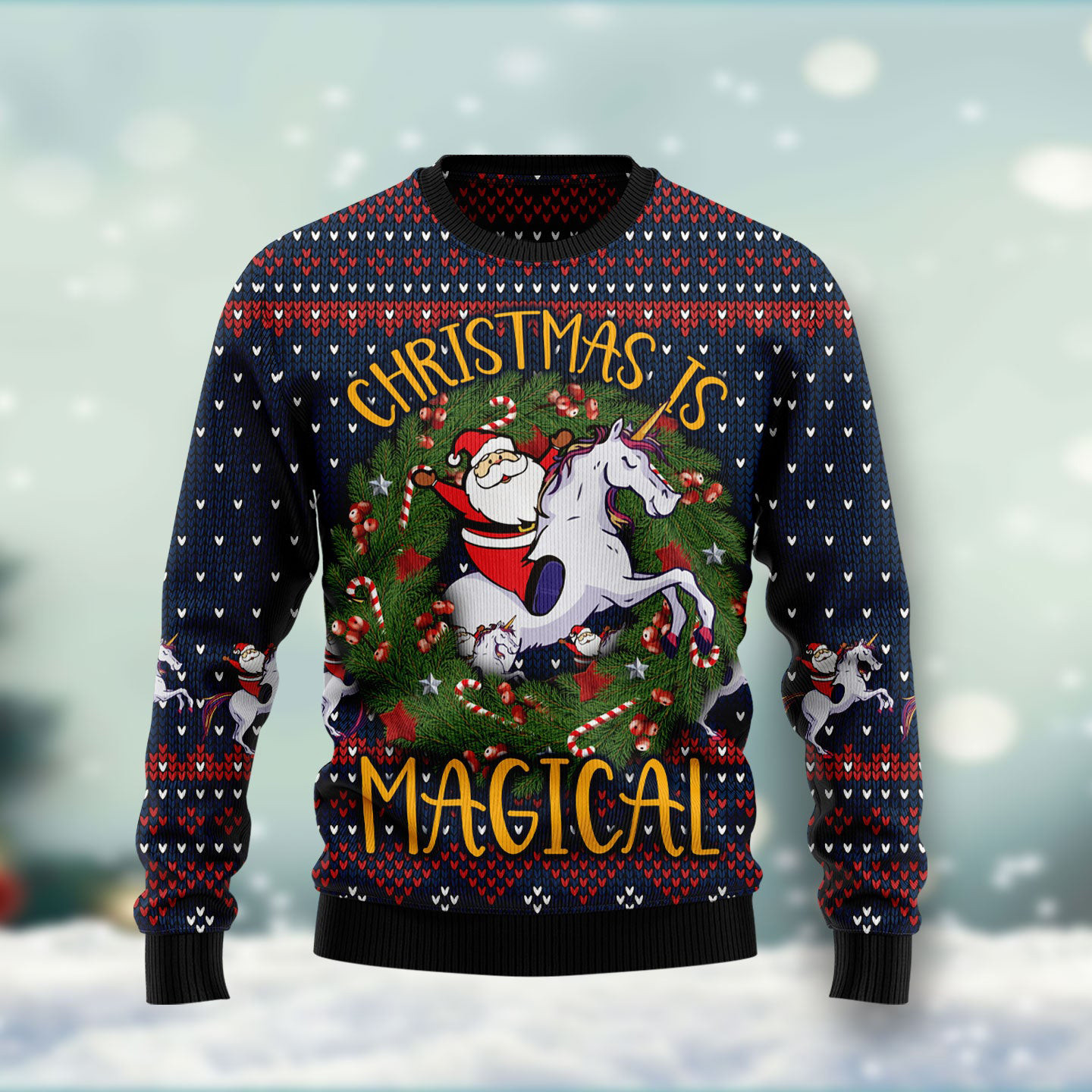 Unicorn Christmas Is Magical Ugly Christmas Sweater Christmas Gifts For Unicorn Lovers