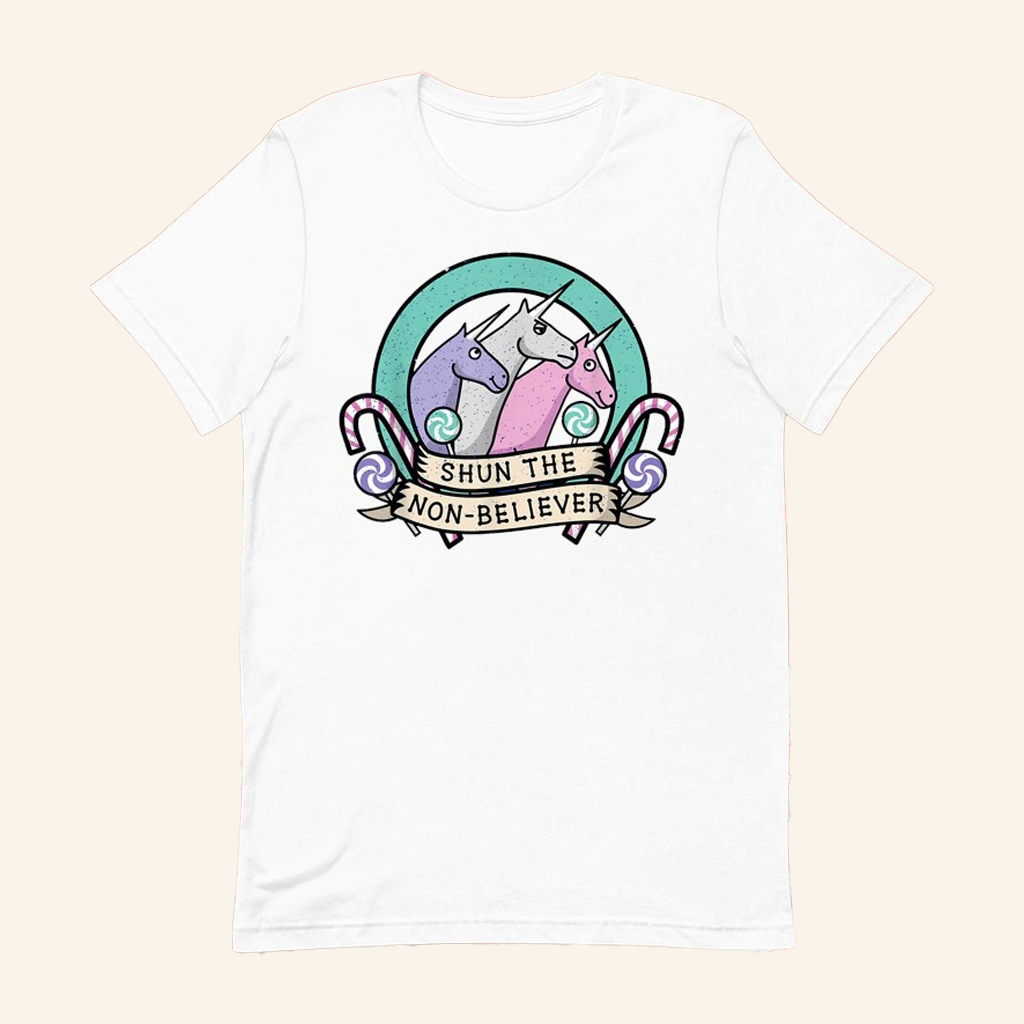 Unicorn Shun The Non Believers T-Shirt Charlie The Unicorn Merch Gifts For Daughter