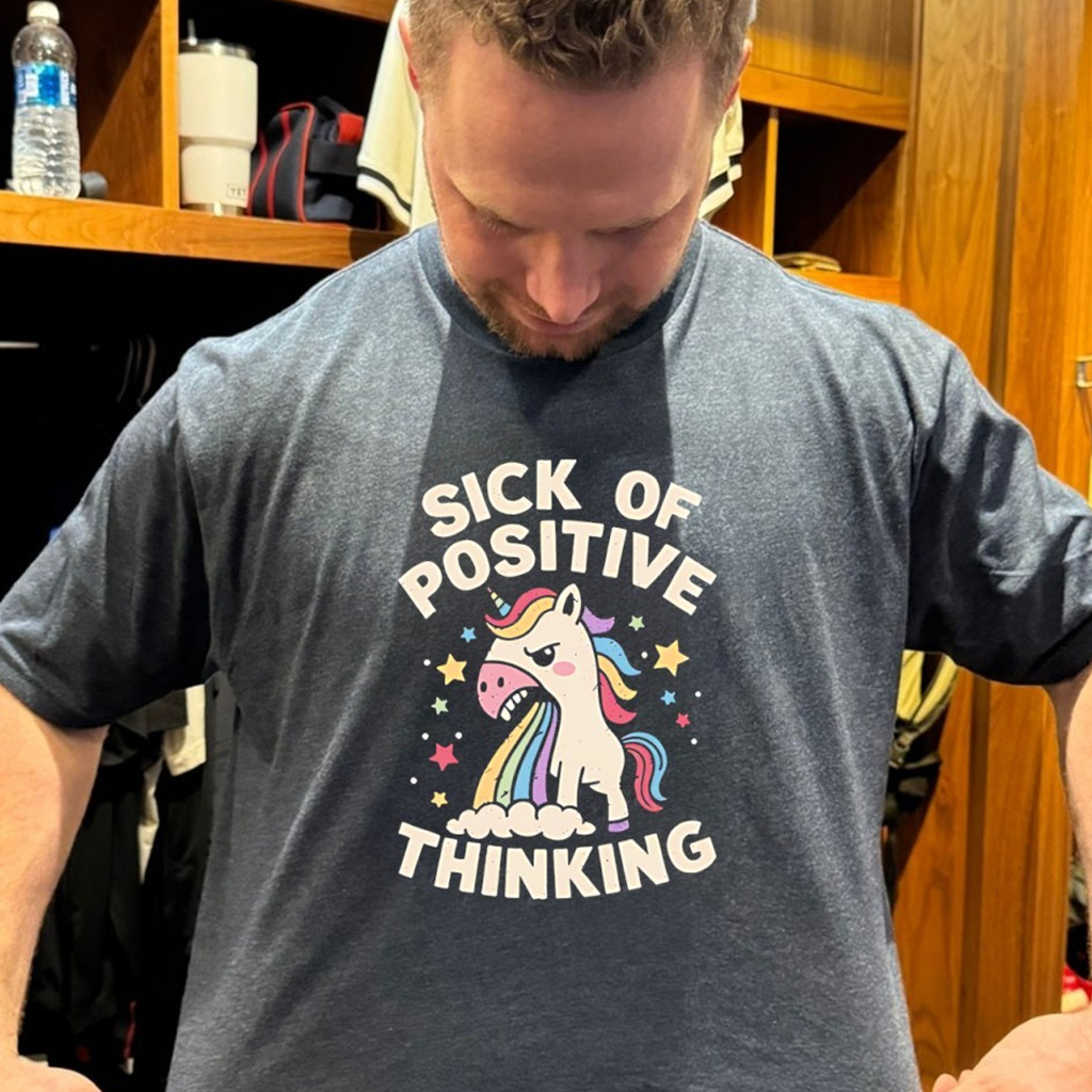 Unicorn Sick Of Positive Thinking T-Shirt Unique Gift For Girlfriend