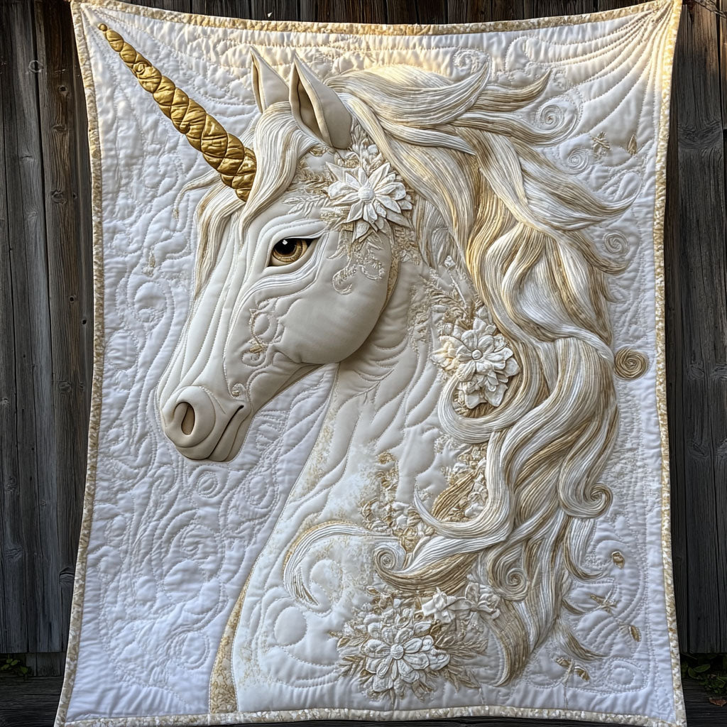 Unicorn White Quilt Blanket Christmas Blanket Christmas Things For Teenagers