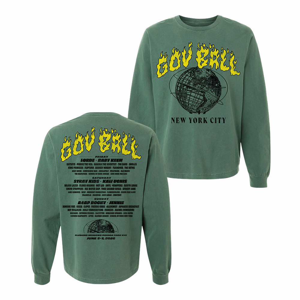 Uniflame Lineup Governors Ball Long Sleeve Shirt Governors Ball 2026 Merch Great Gift For Music Lovers
