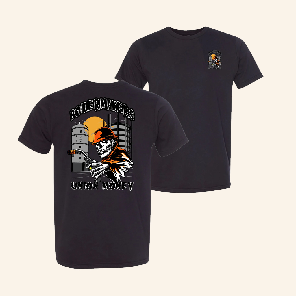 Union Money Merch Boilermaker Stacks T-Shirt Birthday Presents For Dad Union Money Merch Boilermaker Stacks T-Shirt Birthday Presents For Dad