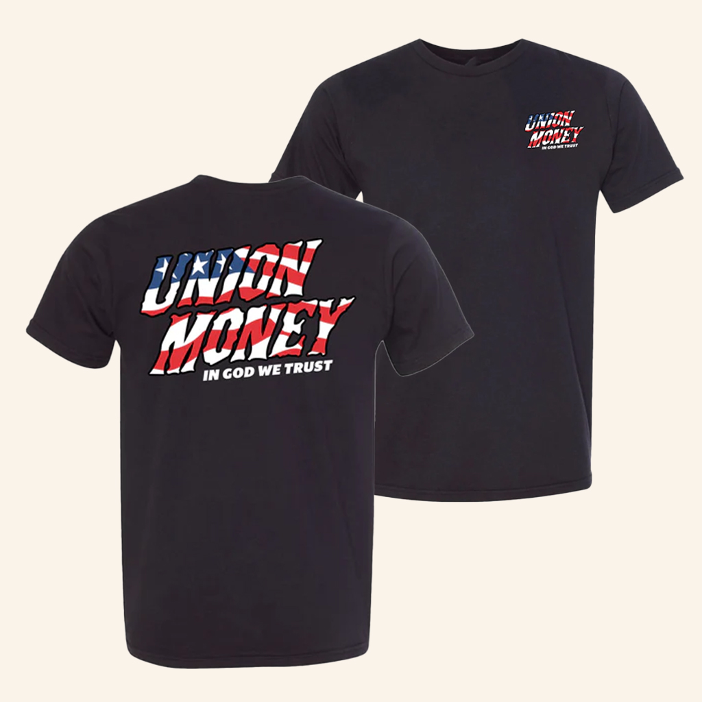 Union Money Merch Patriot T-Shirt Birthday Gift Ideas For Dad Union Money Merch Patriot T-Shirt Birthday Gift Ideas For Dad