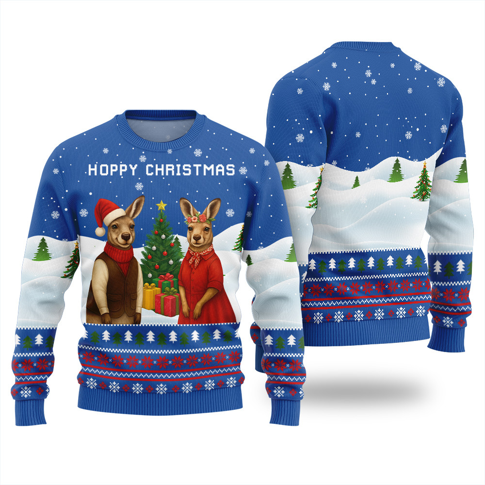 Unique Hoppy Christmas Ugly Sweater Warm Winter Sweater to Brighten Your Holidays