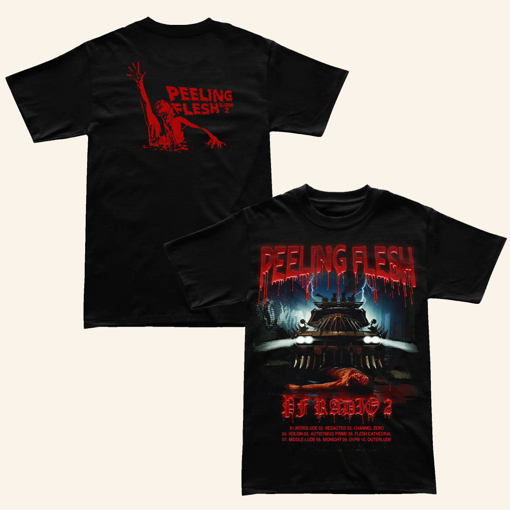Unique Leader Records Merch Peeling Flesh Pf Radio 2 T-Shirt Gifts For Dad Unique Leader Records Merch Peeling Flesh Pf Radio 2 T-Shirt Gifts For Dad