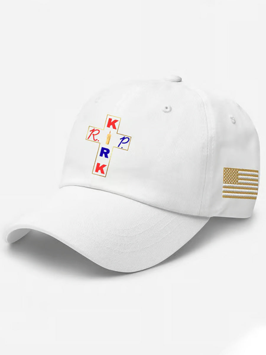 Unisex 47 Print Baseball Cap White Freedom Shirt Charlie Kirk Wore