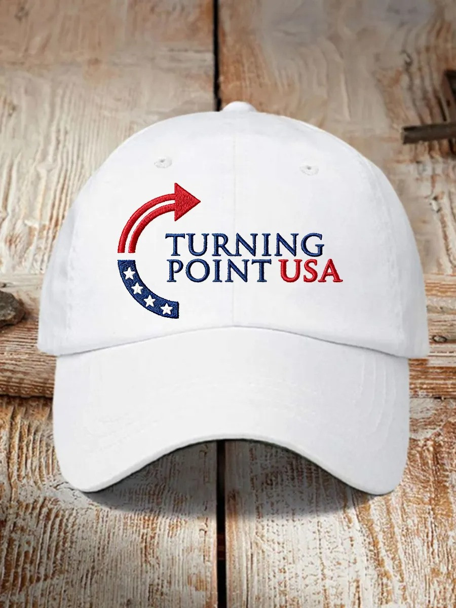Unisex Charlie Kirk Turning Point USA Trump Commemorative Embroidered Hat Gift For Patriotic Supporters