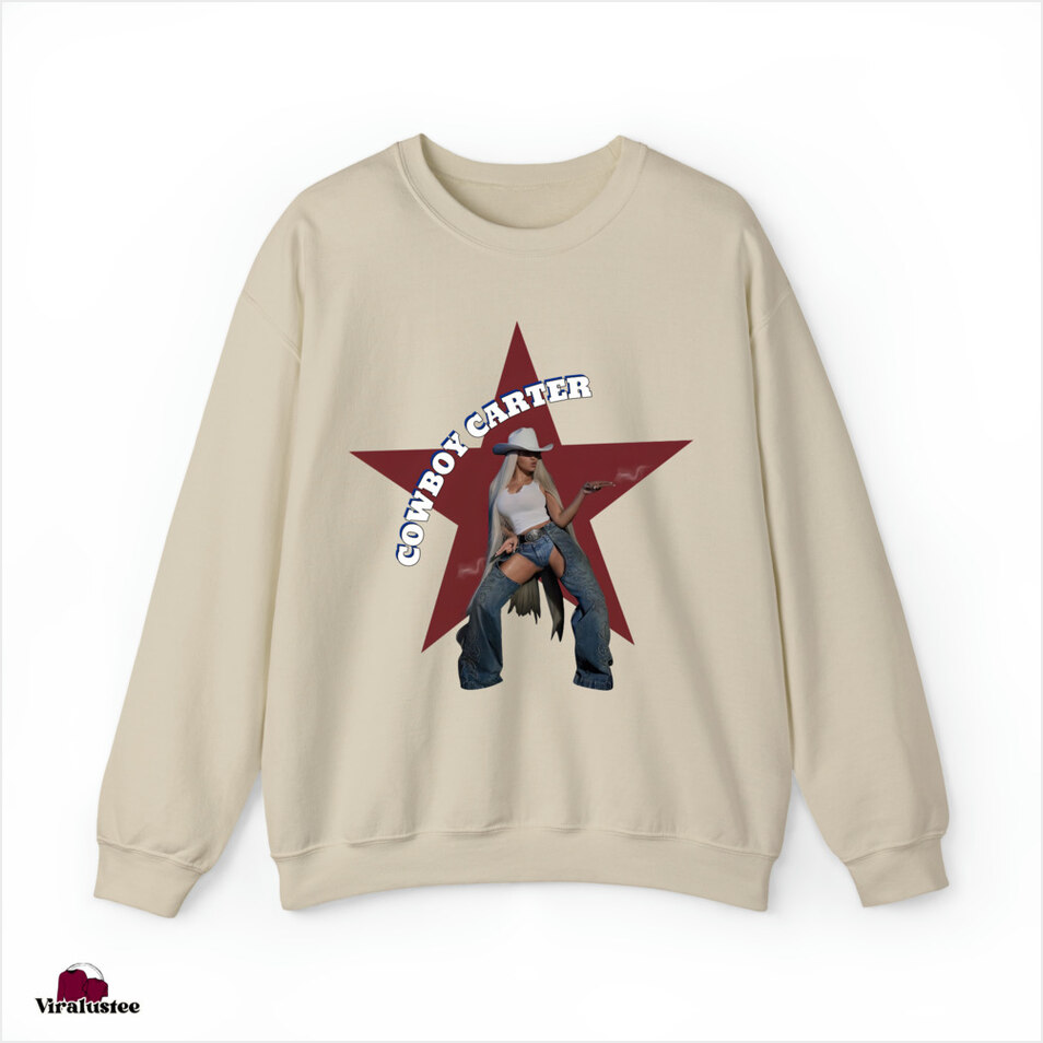 Unisex Cowboy Carter Beyonce Sweatshirt, Renaissance Merch Gifts For Him Merch Apparel Unisex Cowboy Carter Beyonce Sweatshirt, Renaissance Merch Gifts For Him Merch Apparel
