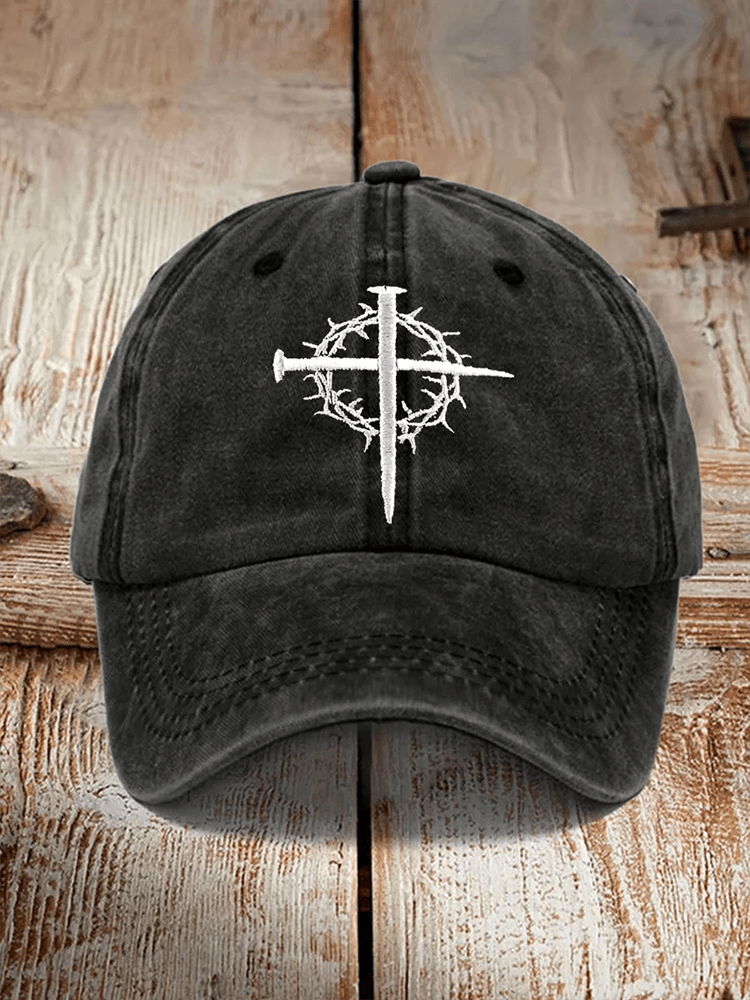 Unisex Cross Faith Hat Faith Based Merch Christian Gifts For Brothers