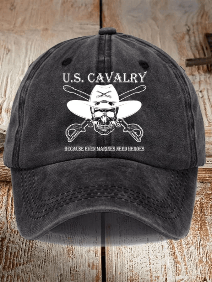 Unisex Distressed Washed Cotton Veteran Hat Patriotic Gifts for Veterans Day