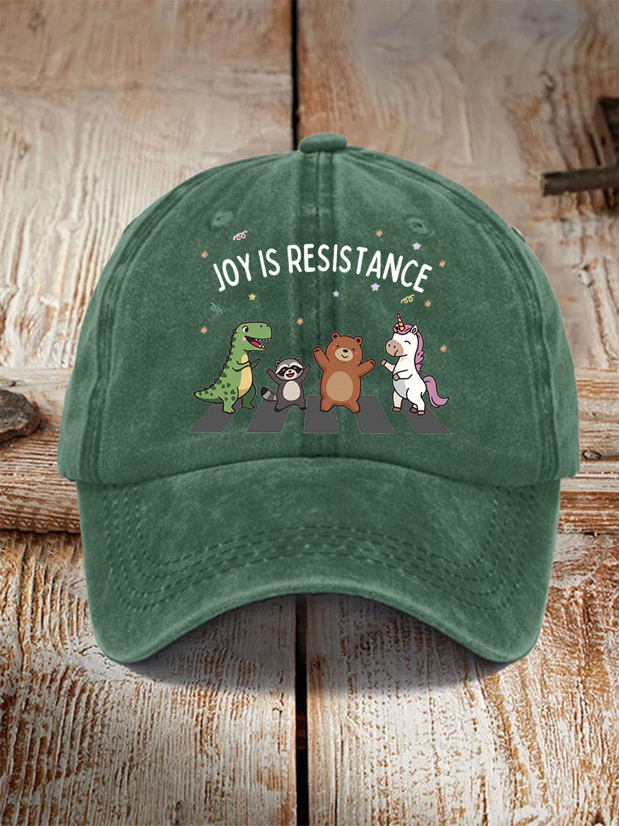 Unisex Joy Is Resistance Anti Fascism Hat No Kings Protest Merch Antifa Merch Gifts