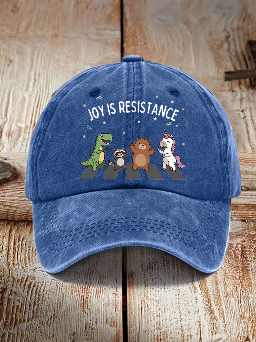Unisex Joy Is Resistance Anti Fascism Hat No Kings Protest Merch Antifa Merch Gifts