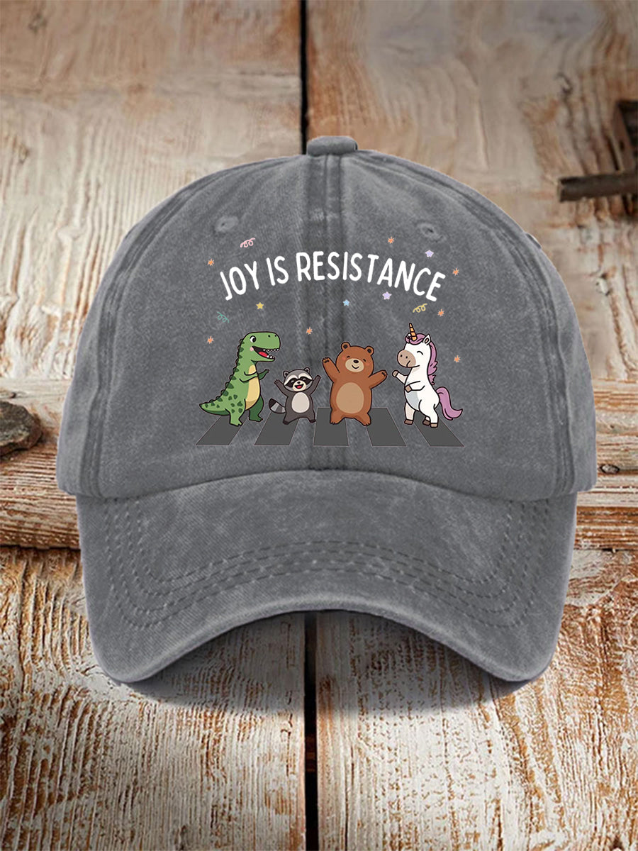 Unisex Joy Is Resistance Anti Fascism Hat No Kings Protest Merch Antifa Merch Gifts