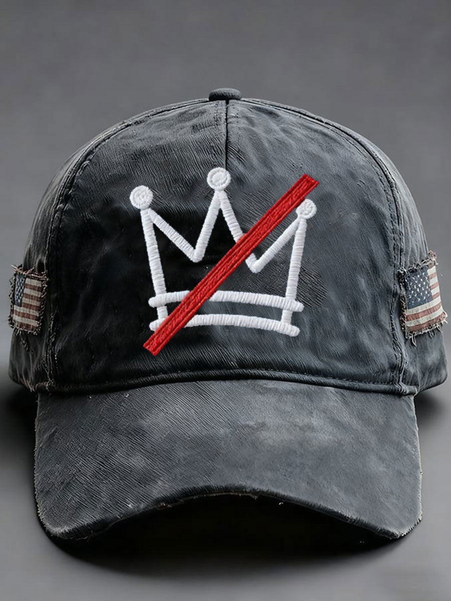 Unisex No Kings Print Hat Anti Fascist Merch No Kings Protest Merch Anti Trump Gifts