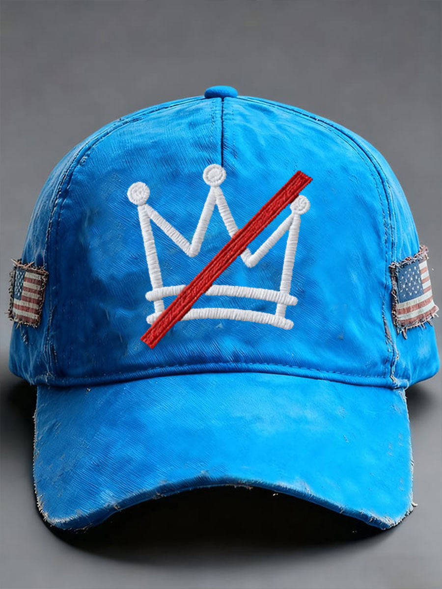 Unisex No Kings Print Hat Anti Fascist Merch No Kings Protest Merch Anti Trump Gifts