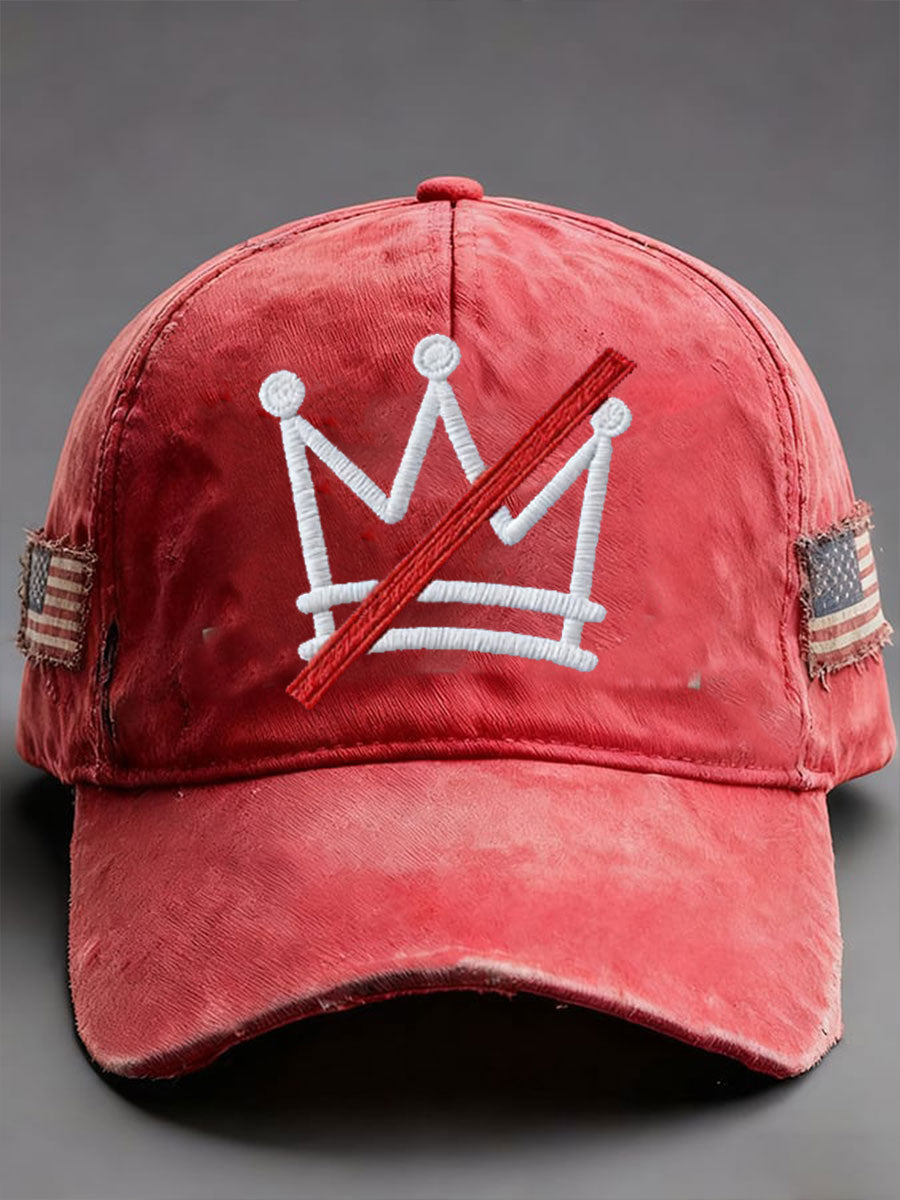 Unisex No Kings Print Hat Anti Fascist Merch No Kings Protest Merch Anti Trump Gifts