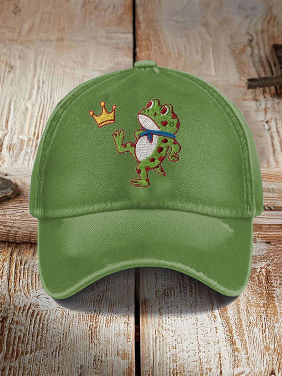 Unisex No Kings Resist Frog Point Print Hat No Kings Protest Merch Portland Frog Merch Gifts