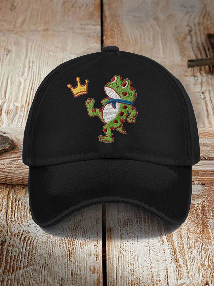 Unisex No Kings Resist Frog Point Print Hat No Kings Protest Merch Portland Frog Merch Gifts