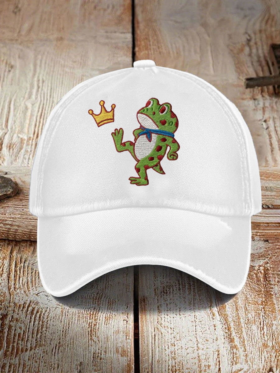 Unisex No Kings Resist Frog Point Print Hat No Kings Protest Merch Portland Frog Merch Gifts