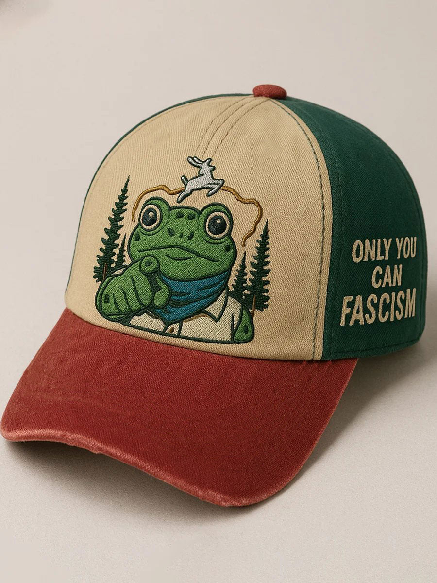 Unisex OnLy You Can Fascism Print Hat