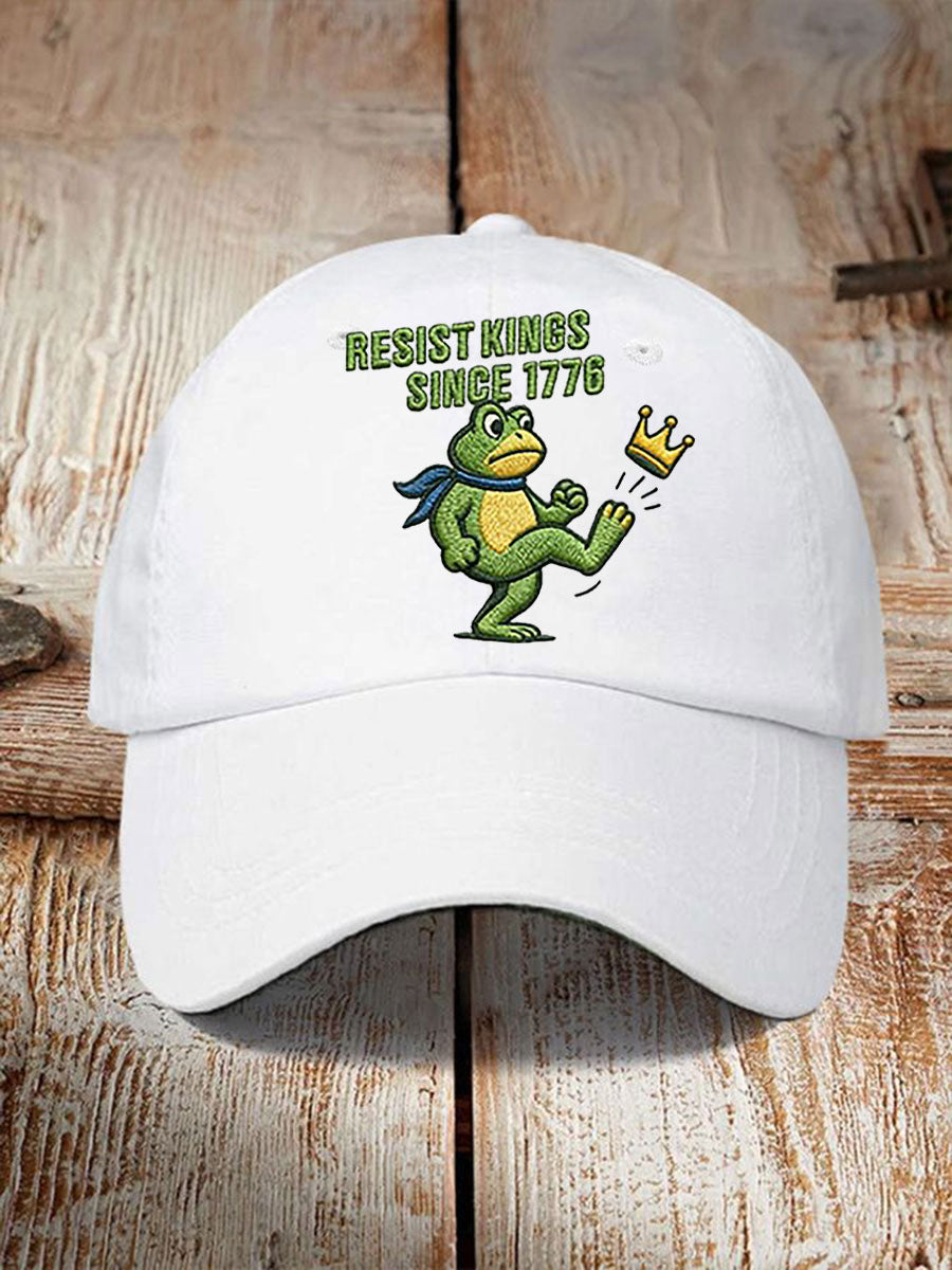 Unisex Resist Kings Since 1776 Print Hat No Kings Protest Merch Antifa Merch Anti MAGA Gifts
