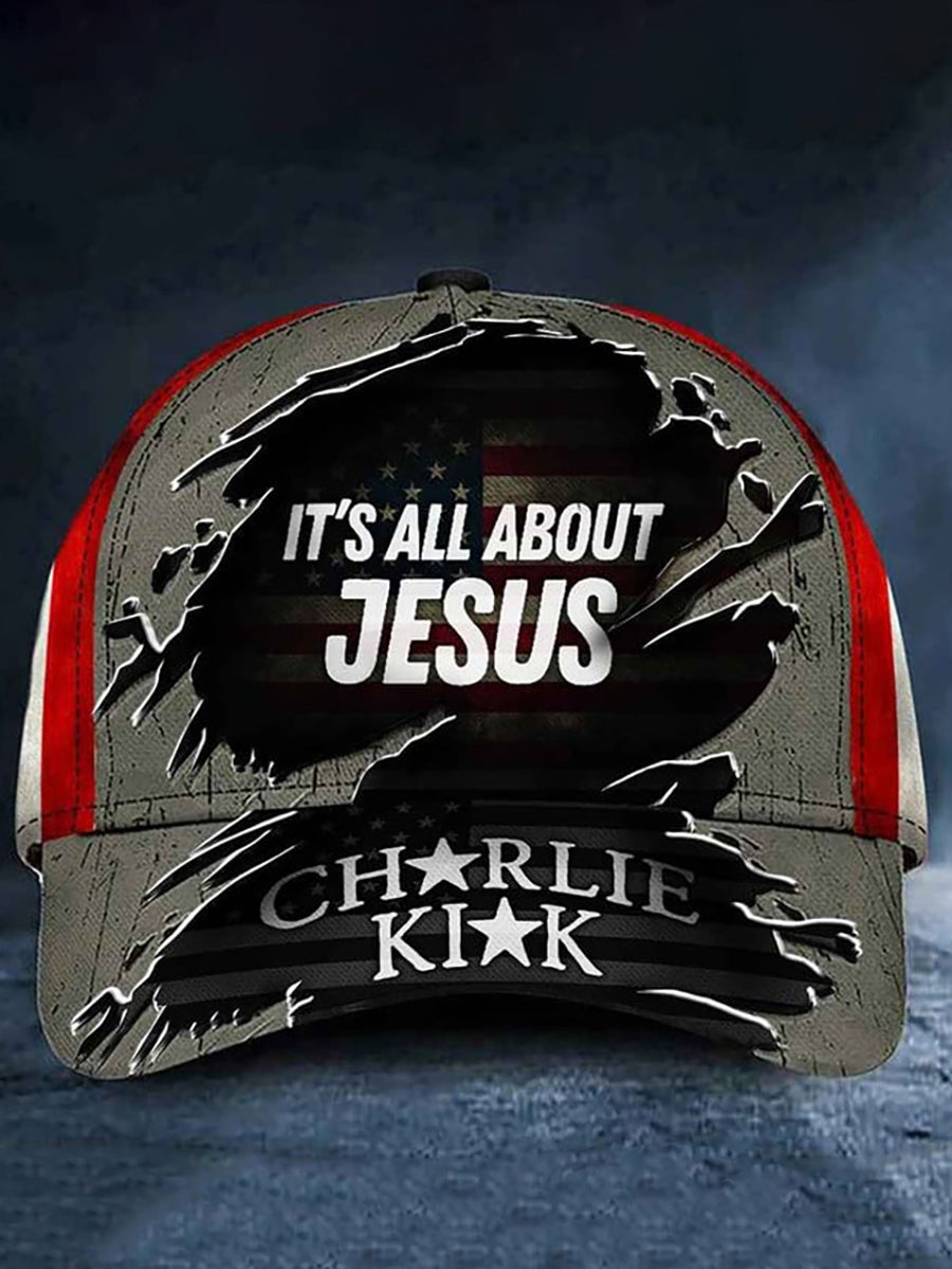 Unisex Resort Charlie Kirk Design Print Hat As Picture Charlie Kirk 77 Clothing