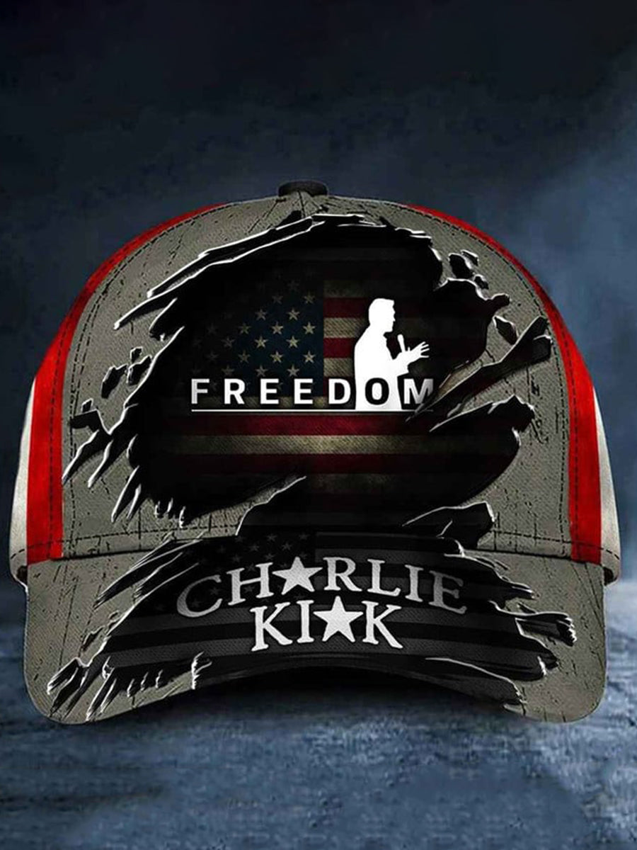 Unisex Resort Charlie Kirk Design Print Hat As Picture Charlie Kirk Apparel Store