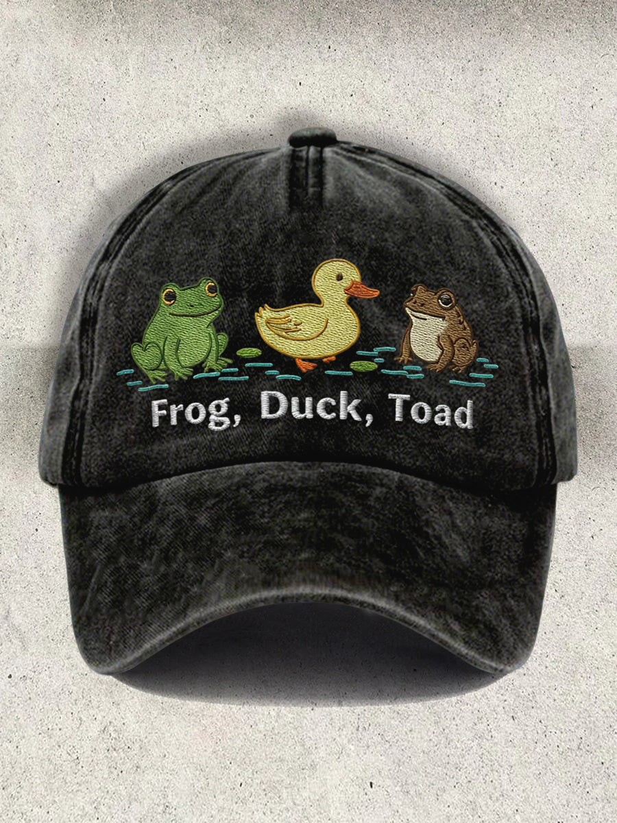 Unisex Resort FDT Polish Frog Print Cap Antifa Protest Merch No Kings Rally Merch Gifts