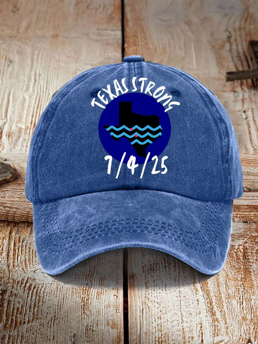 Unisex Texas Strong Print Hat Merch Gift For Lone Star Strength