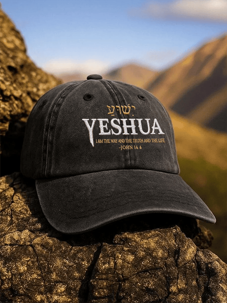 Unisex Yeshua The Way The Truth The Life Hat Christian Merch Unique Gift For Brothers