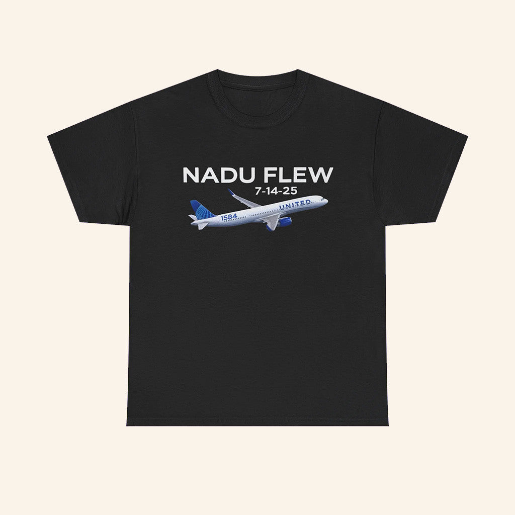 United Flight 1584 Nadu Flew 7 14 25 Shirt Best Gifts For Dad United Flight 1584 Nadu Flew 7 14 25 Shirt Best Gifts For Dad