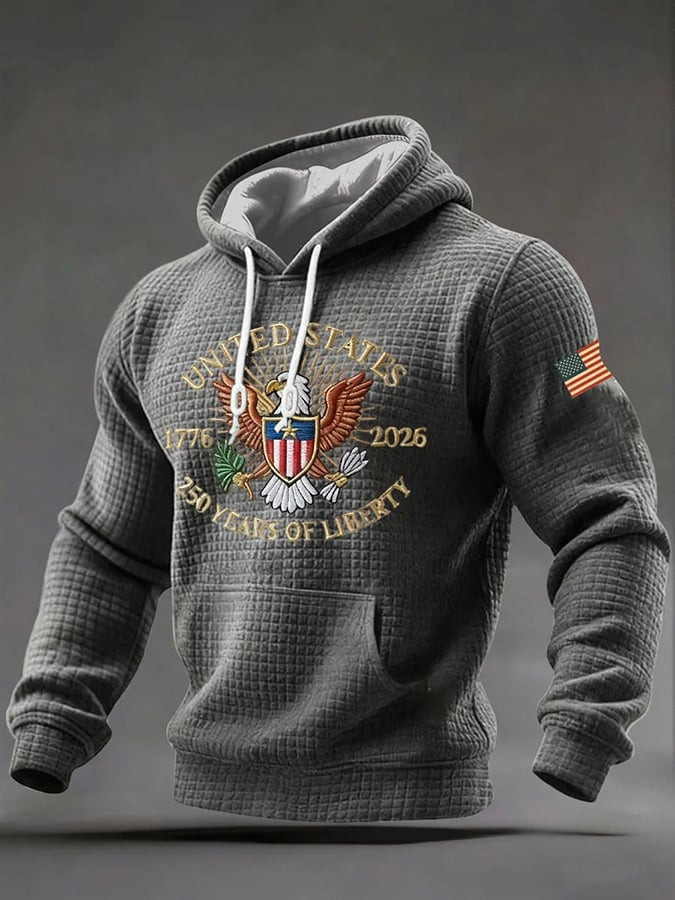 United States 250 Years Of Liberty Hoodie 1776 2026 USA Flag Apparel Gifts For Patriotic Dad