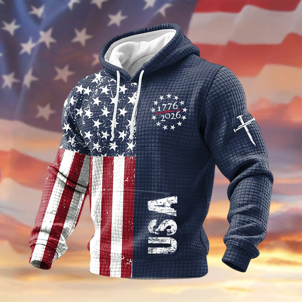 United States 250th Anniversary Hoodie American 250 Years Birthday Apparel Patriotic Gift