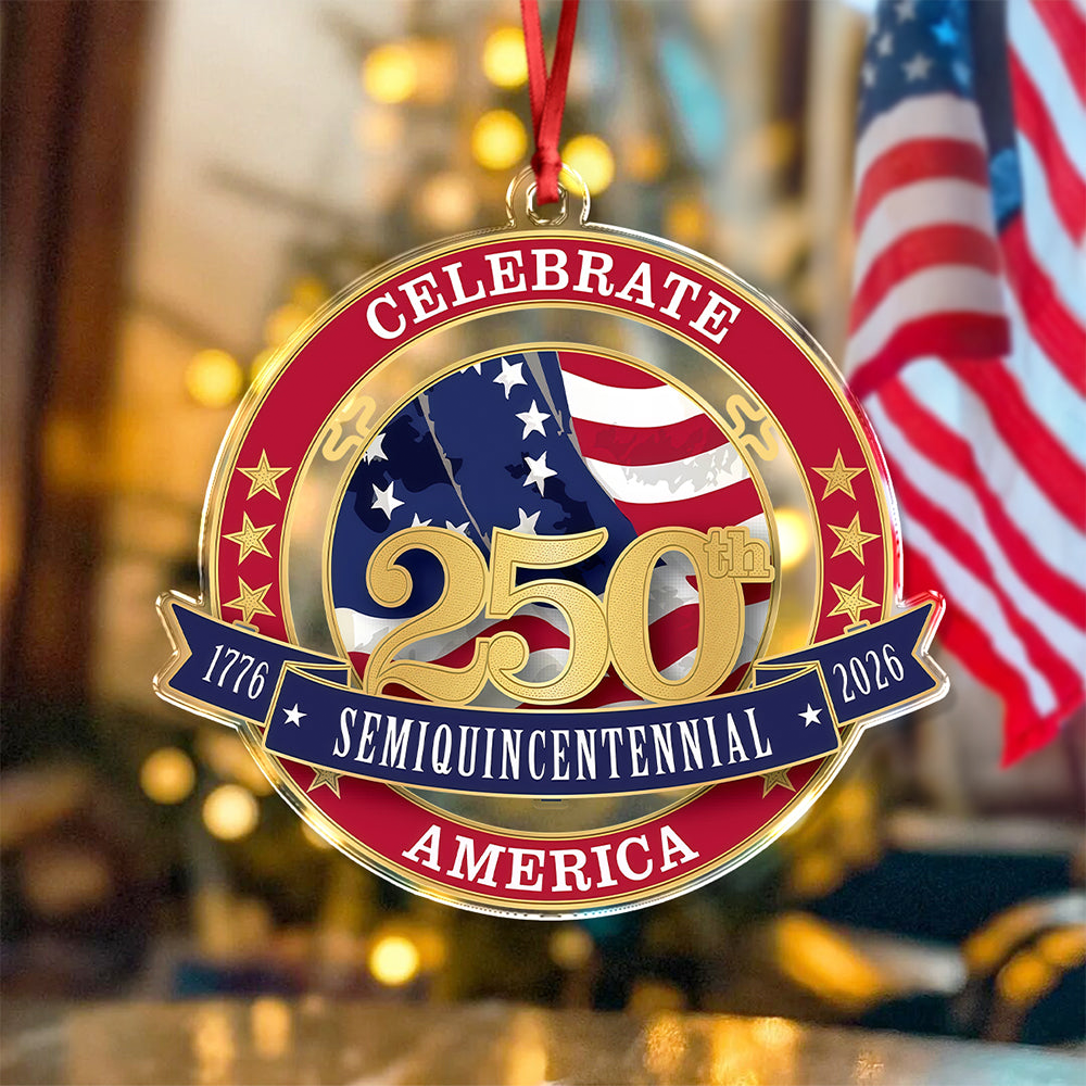 United States 250th Anniversary Ornament Fourth Of July Ornament Patriotic Decorations