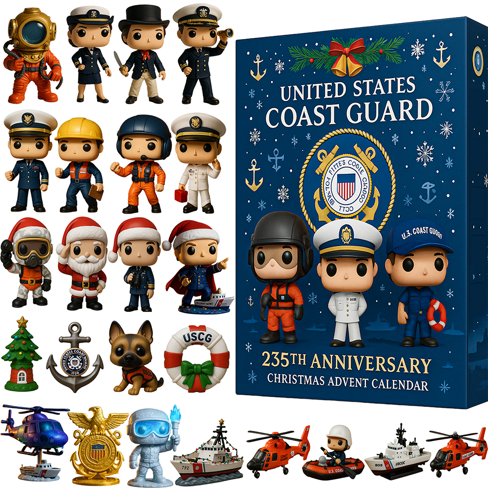 United States Coast Guard 235th Anniversary Christmas Advent Calendar Christmas Gifts For Dad